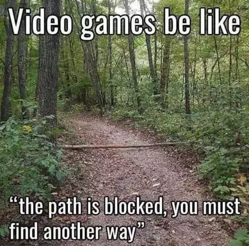 Funny Video Game Path