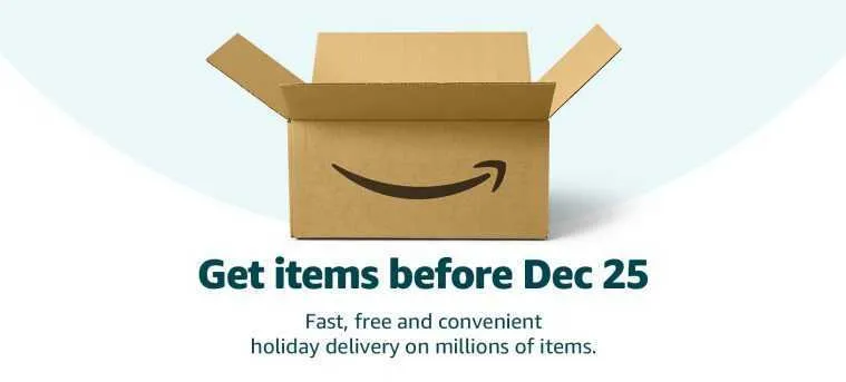 Amazon Box Ready For Shipping Before Christmas