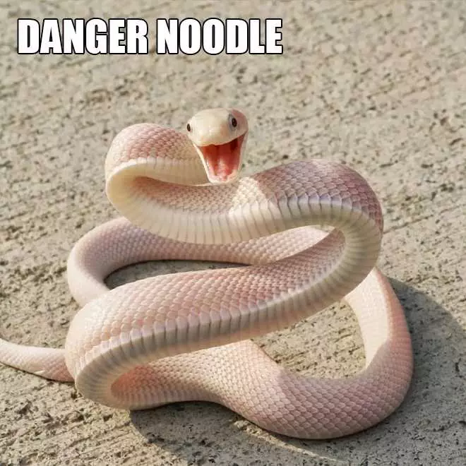 Animal Danger Noodle