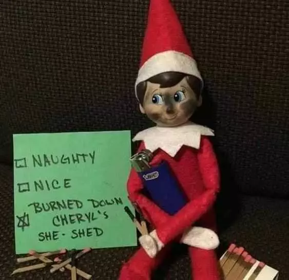 Clever Elf On The Shelf Ideas  Playing With Matches