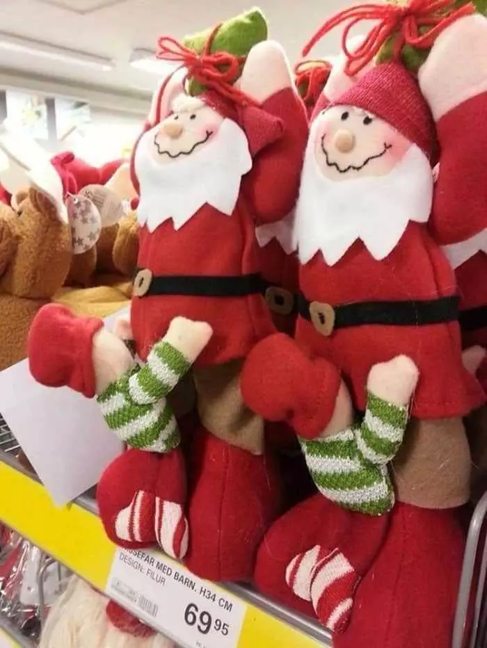 Funny Hugging Elf