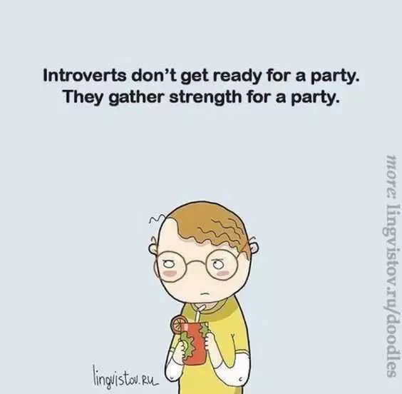 Funny Introverts Gather