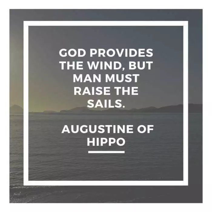 Quote Augustine Raise Sails