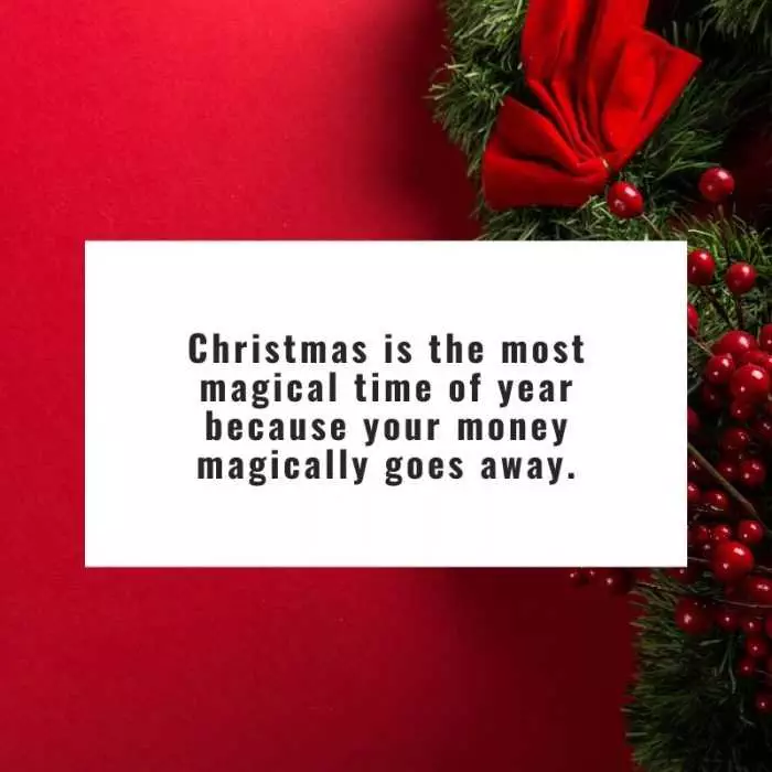 Quote Christmas Magical