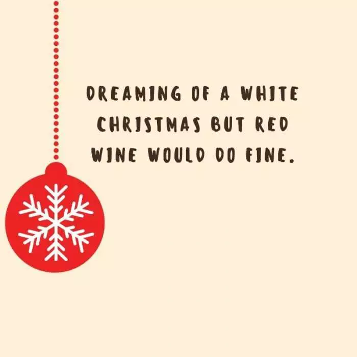 Quote Dreaming White Christmas