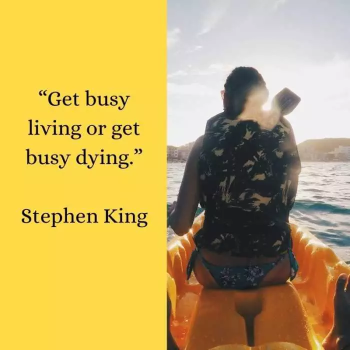Quote Get Busy Living 1