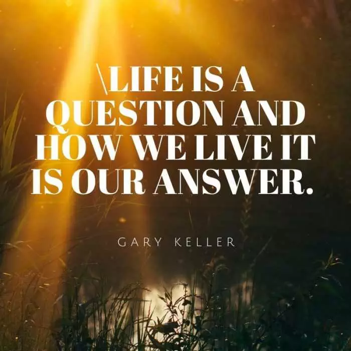 Quote Life Is A Question