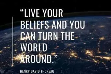 Quote Live Your Beliefs