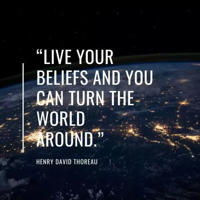 Quote Live Your Beliefs