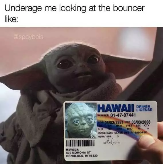Yoda Underage Bouncer