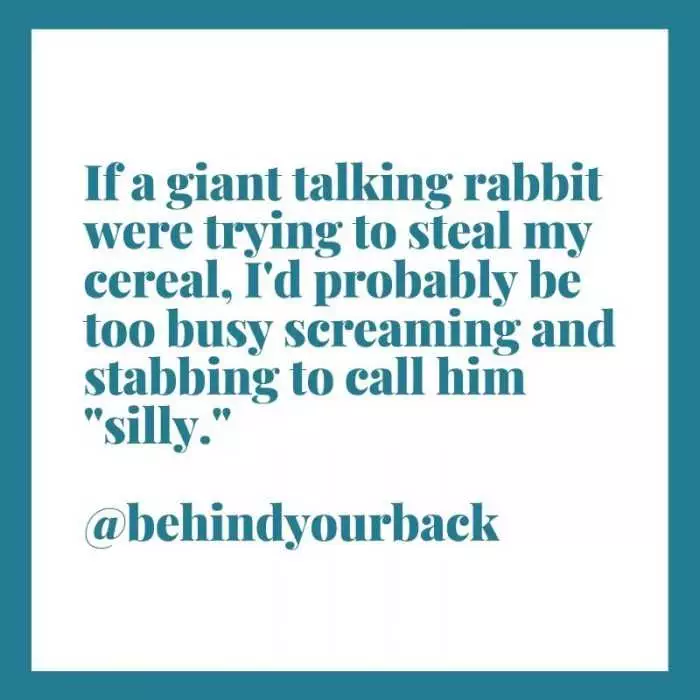 Quote Silly Rabbit