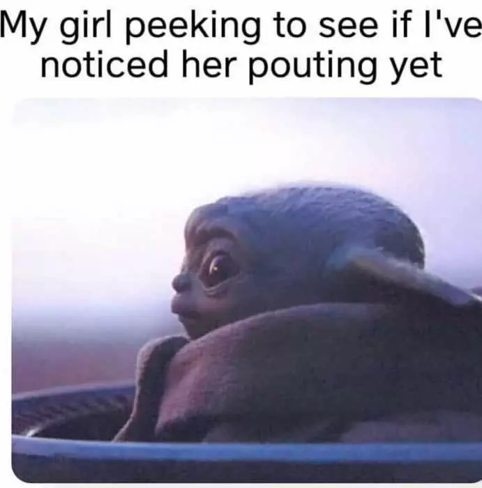 Yoda Pouting