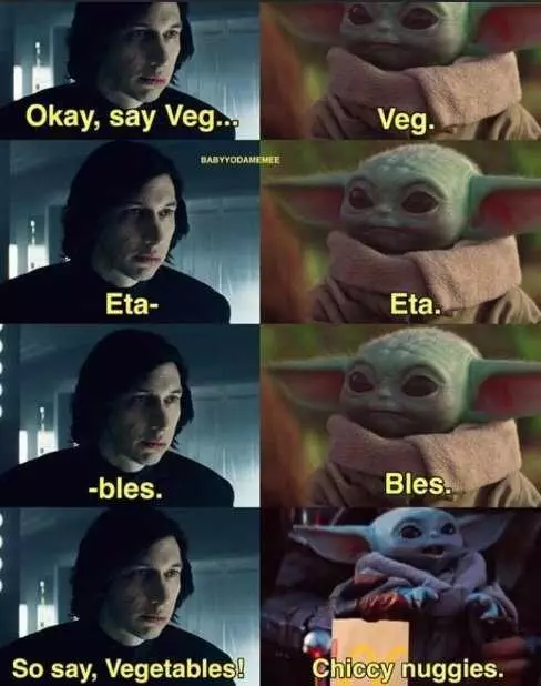 Yoda Vegetables