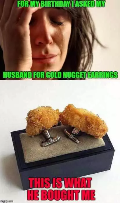 Funny Gold Nugget