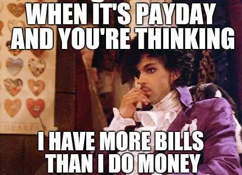 Funny More Bills Than Money