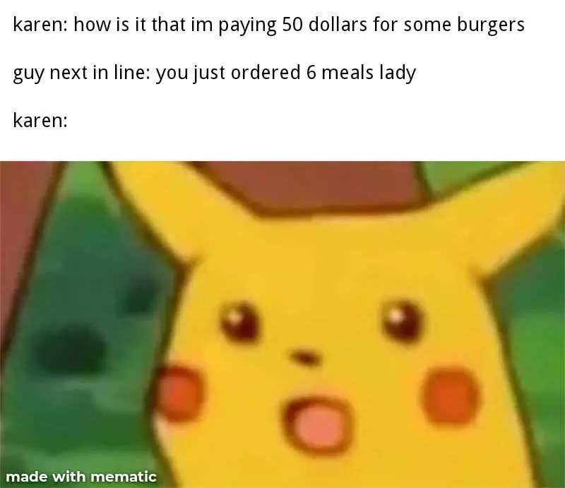 Funny Ordered 6 Meals