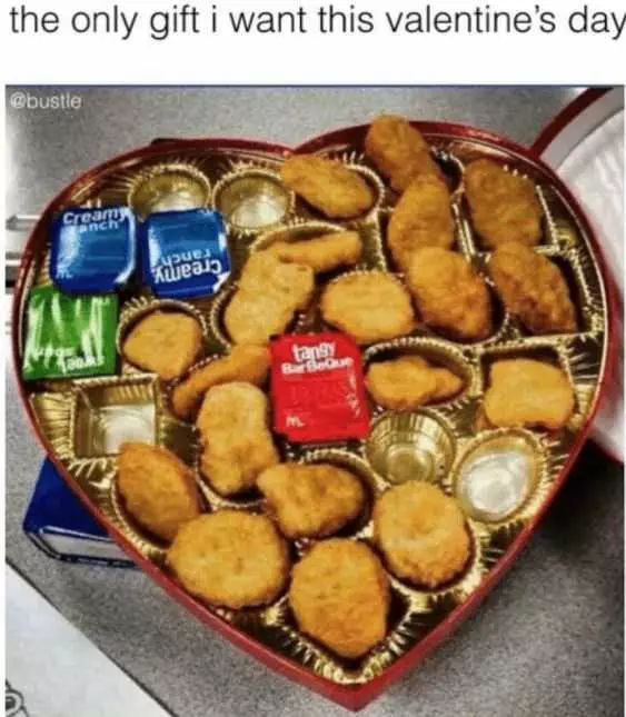 Meme Nugget Valentines Day
