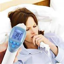 Sick Patient Having Their Temperature Measured