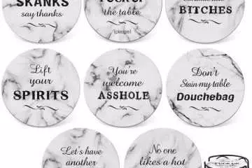 Sweary Coasters