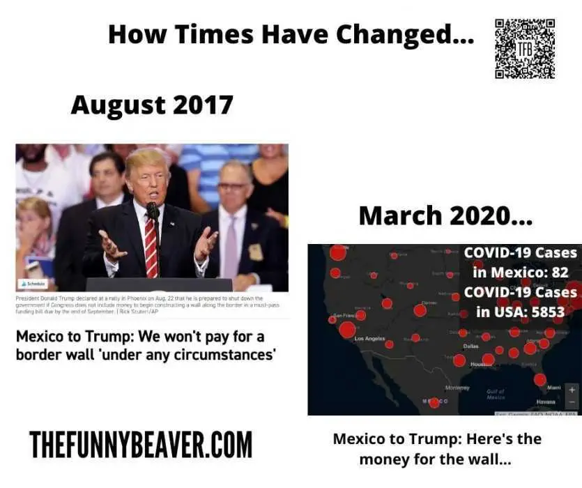 Famous People Covid Memes  Mexico Pays For Wall