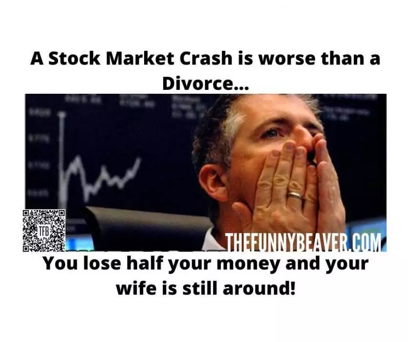 Corona Virus Stock Market Crash Memes  Stock Crash Worse Than Divorce