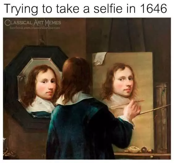 Art Trying Selfie
