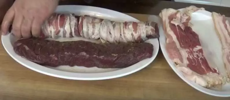 Bacon Wrapped Pork Tenderloin Step 4