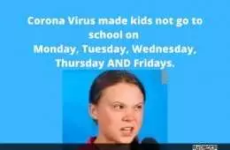 Famous People Covid Memes  Greta Thunder Stolen By Coronavirus