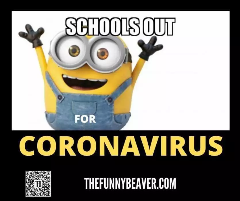 Funny School Canceled For Coronavirus Memes  School Out For Corona Virus