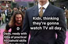 Homeschooling Memes  Meme About Kids Who Expect To Watch Tv All Day During Home School...like Aquaman About To Tackle Superman