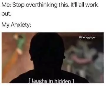 Anxiety Laughs In Hidden