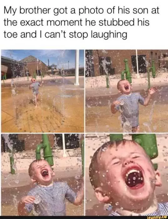 Funny Stubbed Toe