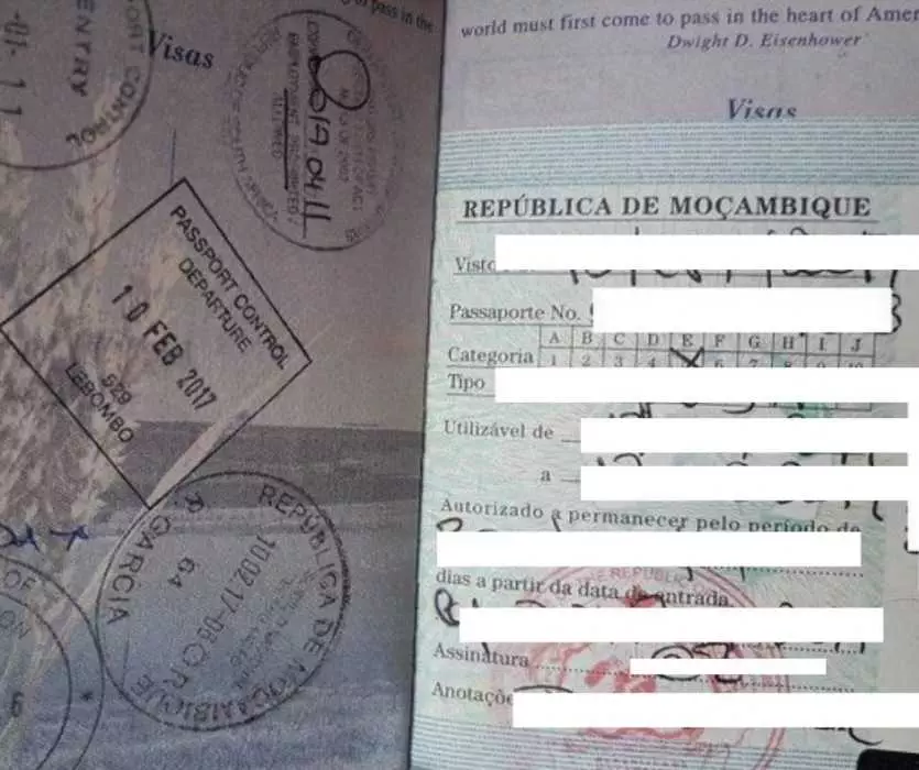 Mozambique Visa On Arrival  Us Passport