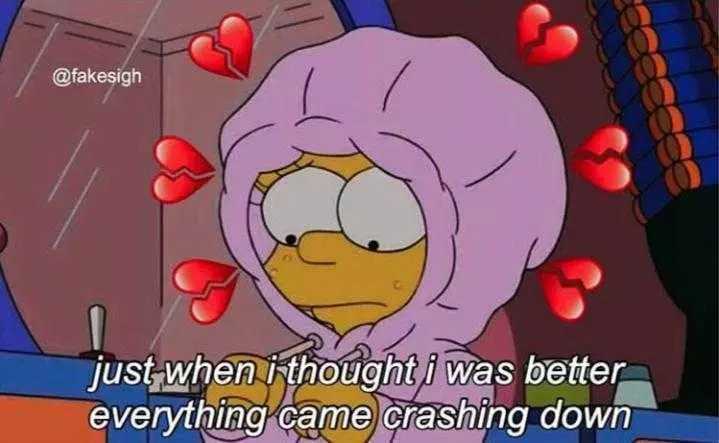 Simpsons Crashing