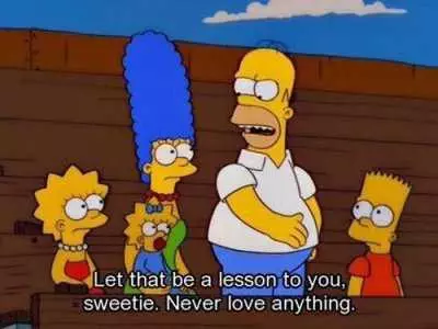 Simpsons Never Love Anything