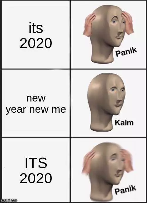 2020 Memes  2020 Meme Depicting New Year Resolution