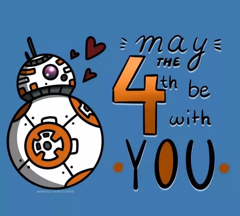 Star Wars Day Memes  May The 4Th Be With You Memes  A Bb8 Greeting On This Day
