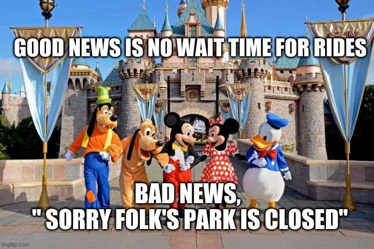 Disney Sorry Park Closed