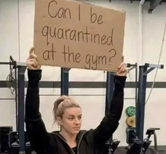 Gym Rat Quarantine Meme