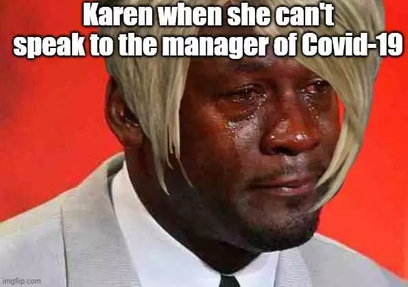 Karen Coronavirus Memes  Michael Jordan Karen Sad