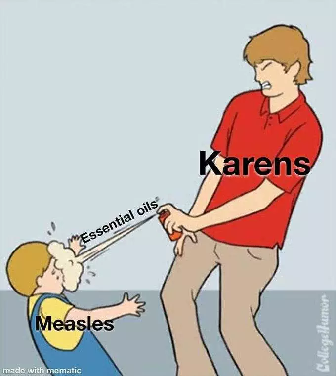 Karen-Mealses Karen Coronavirus Memes Karen Treating Measles