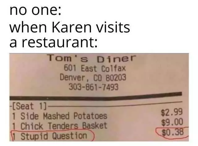 Karen Coronavirus Memes  Karen Gets Charged For Stupid Question