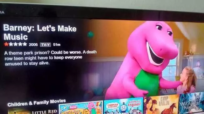 Netflix Barney Theme