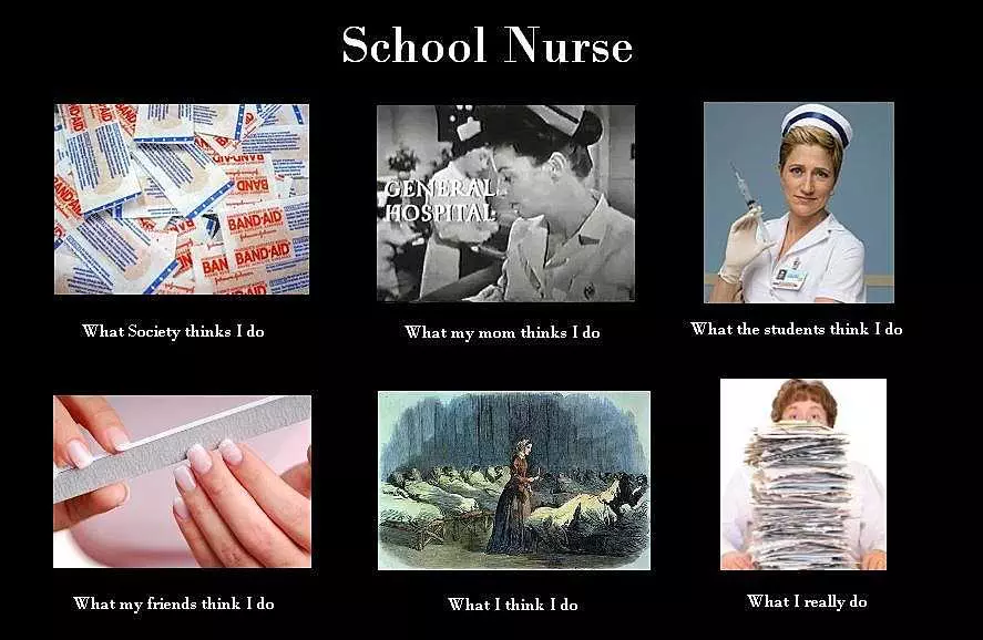 Nurses Week Memes  Nurses Day Meme  What People Think School Nurses Do