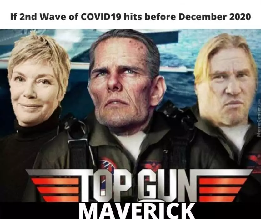 Top Gun Maverick Delayed By Covid 19 Meme