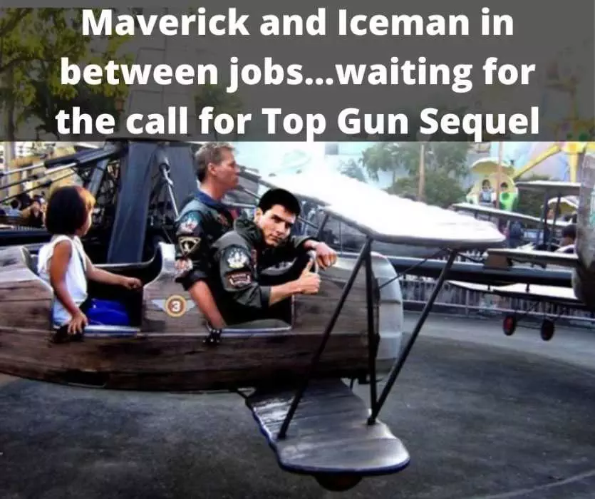 Maverick And Iceman In Between Jobs Meme