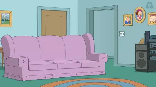 Family Guy Living Room Zoom Background