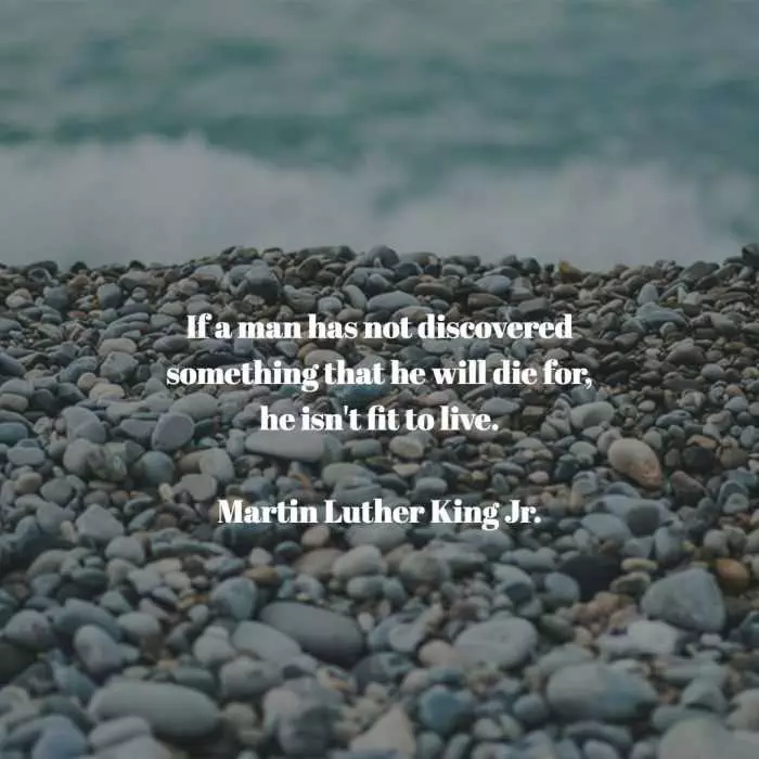 Quote Mlk Die For
