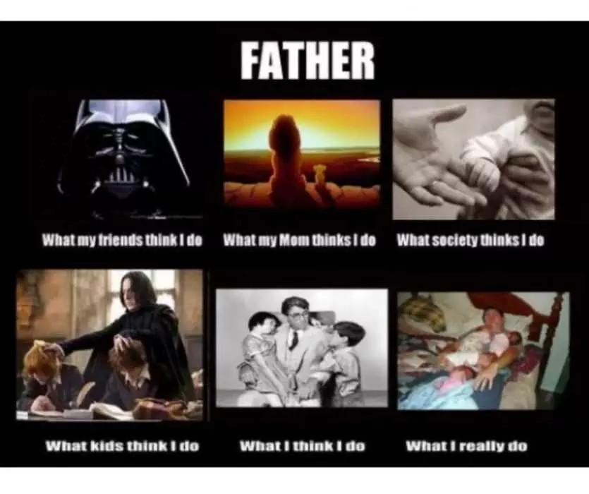 What People Think Father'S Do Meme