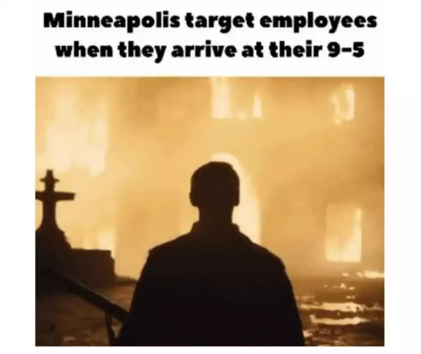 Meme About Target Employees When They Arrive At Work